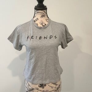Girl's Grey Friends Tee, Large (10/12)